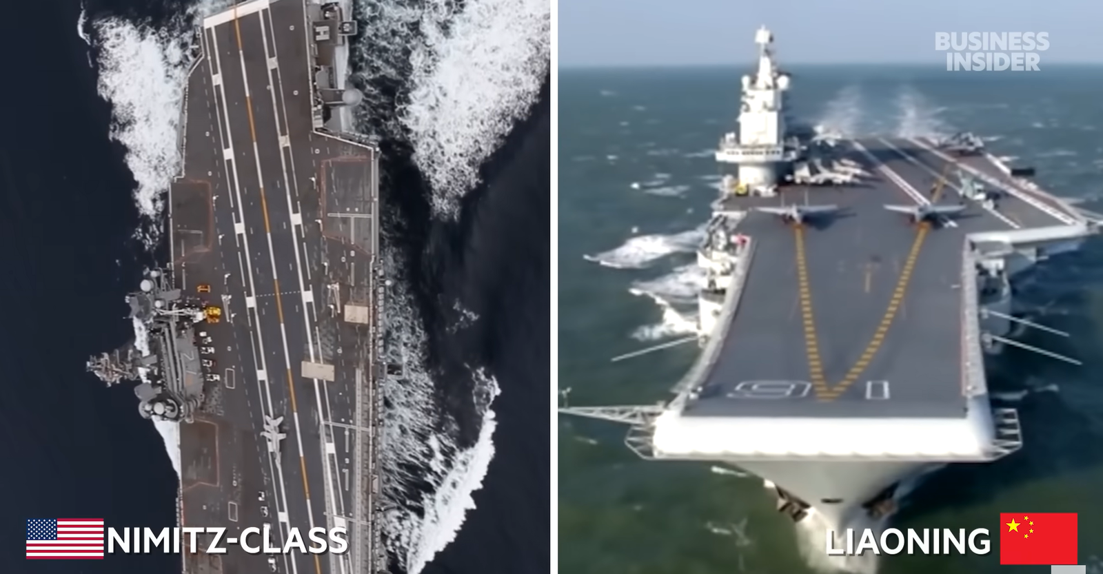 US aircraft carriers